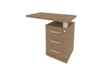 Тумба FIRST приставная с топом правая KTP-1 R 900х500х765